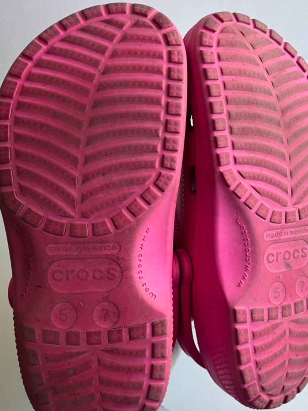 Pink Crocs size 7 - Picture 6 of 6